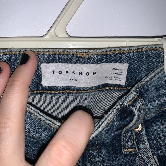 [28]👖TOPSHOP 28x32 JAMIE jeans - Picture 5 of 9